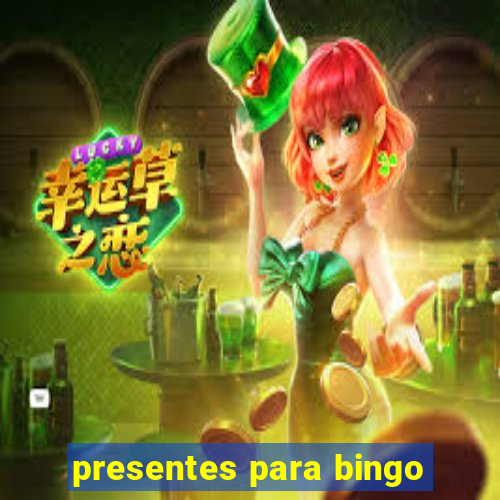 presentes para bingo